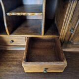 Solid wood secretary