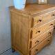 Vintage light oak chest of drawers