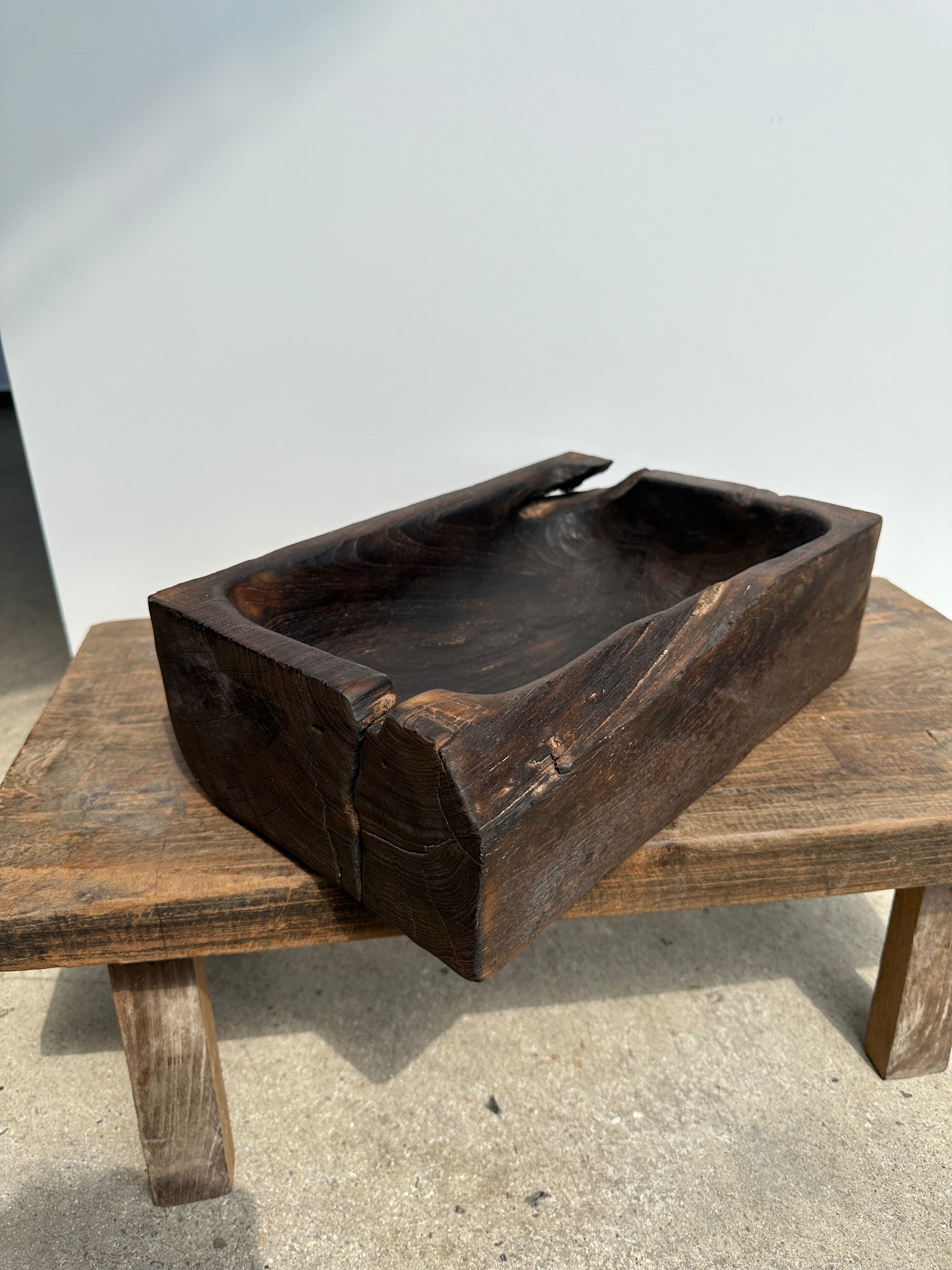 Asian teak empty pocket