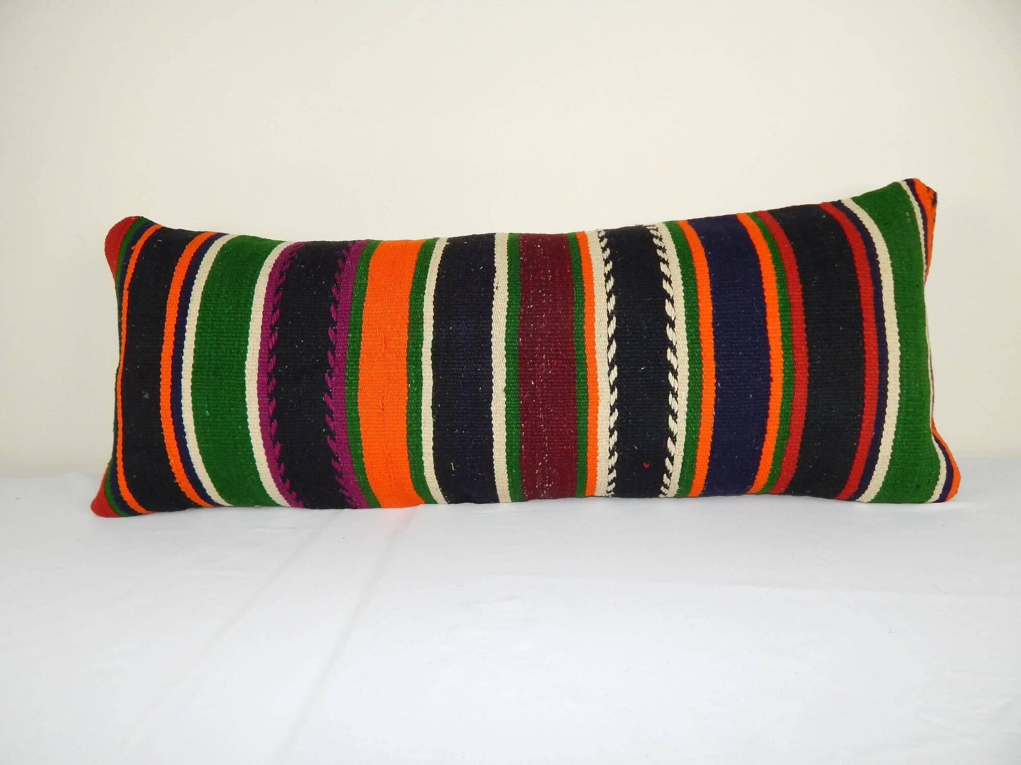 Vintage kilim cushion cover 102x41 cm