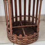 Wicker bar basket