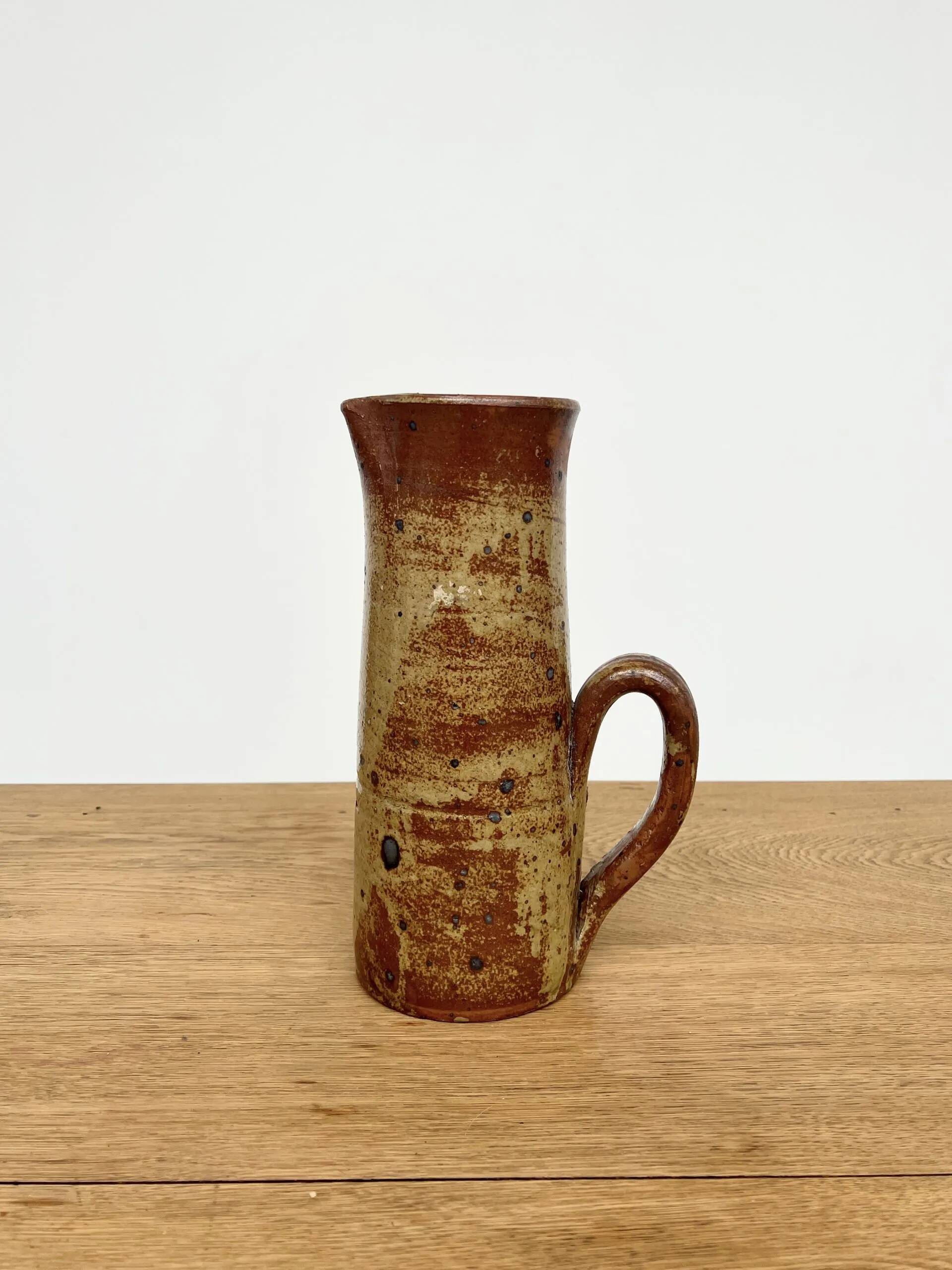 Pichet en grès années 50