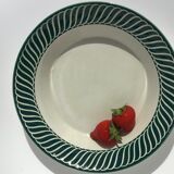 Hollow dish Digoin dark green jacquot model