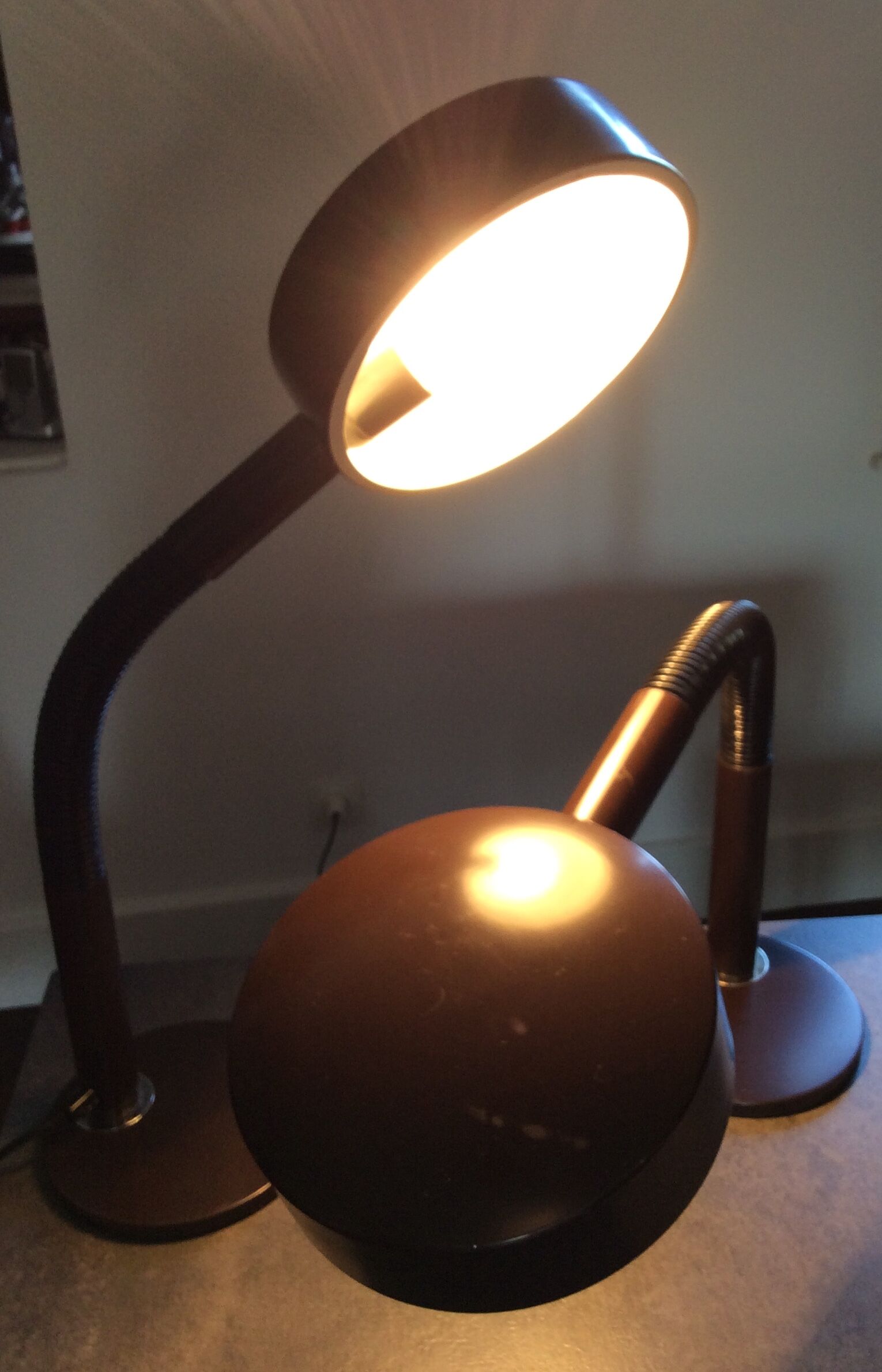 Paire de lampes de bureau Hala Zeist des années 60-70 Made in Holland
