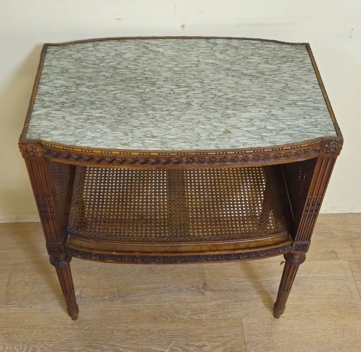 serving table / accent furniture in Louis XVI style – marble top