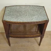 serving table / accent furniture in Louis XVI style – marble top