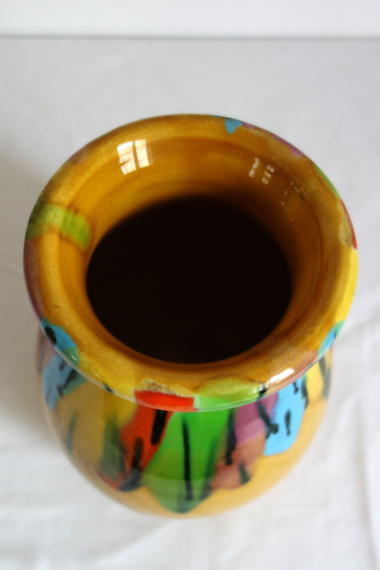 Vallauris vintage ceramic vase