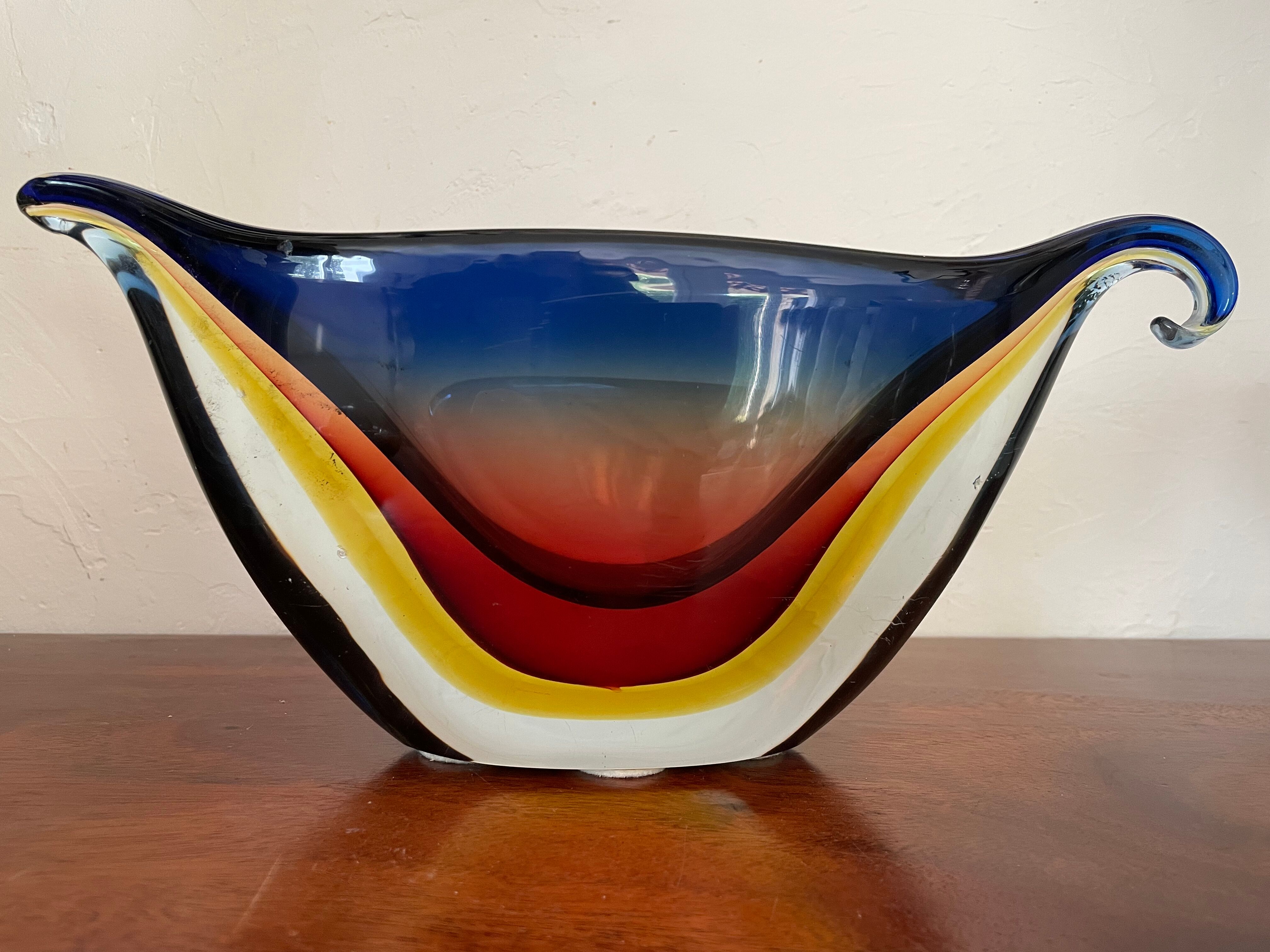 Vase sommerso murano circa 1960