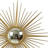 Large Vintage Sun Mirror Chaty Vallauris France 86cm