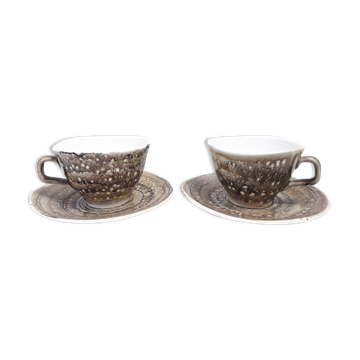 Vintage cups Écume Niederviller
