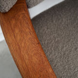 Oak armchair, Danish design, 1960s, designer: Ejner Larsen & Aksel Bender Madsen, production: Fritz