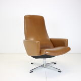 Midcentury Scandinavian Swivel Armchair, 1960s