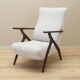 Beech armchair, Italian design, 1970s, production: Italy
