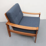 Armchair in darkblue 1960