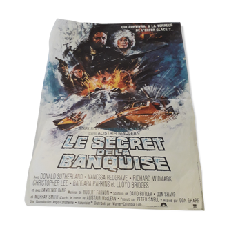 Affiche de cinéma le secret de la banquise 1980