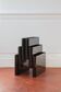 Vintage magazine rack Giotto Stoppino for Kartell, model 4675, black b