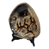 Vintage French Ceramic Bowl by Sala (André Guiron), 1960s, Prehistoric Insp