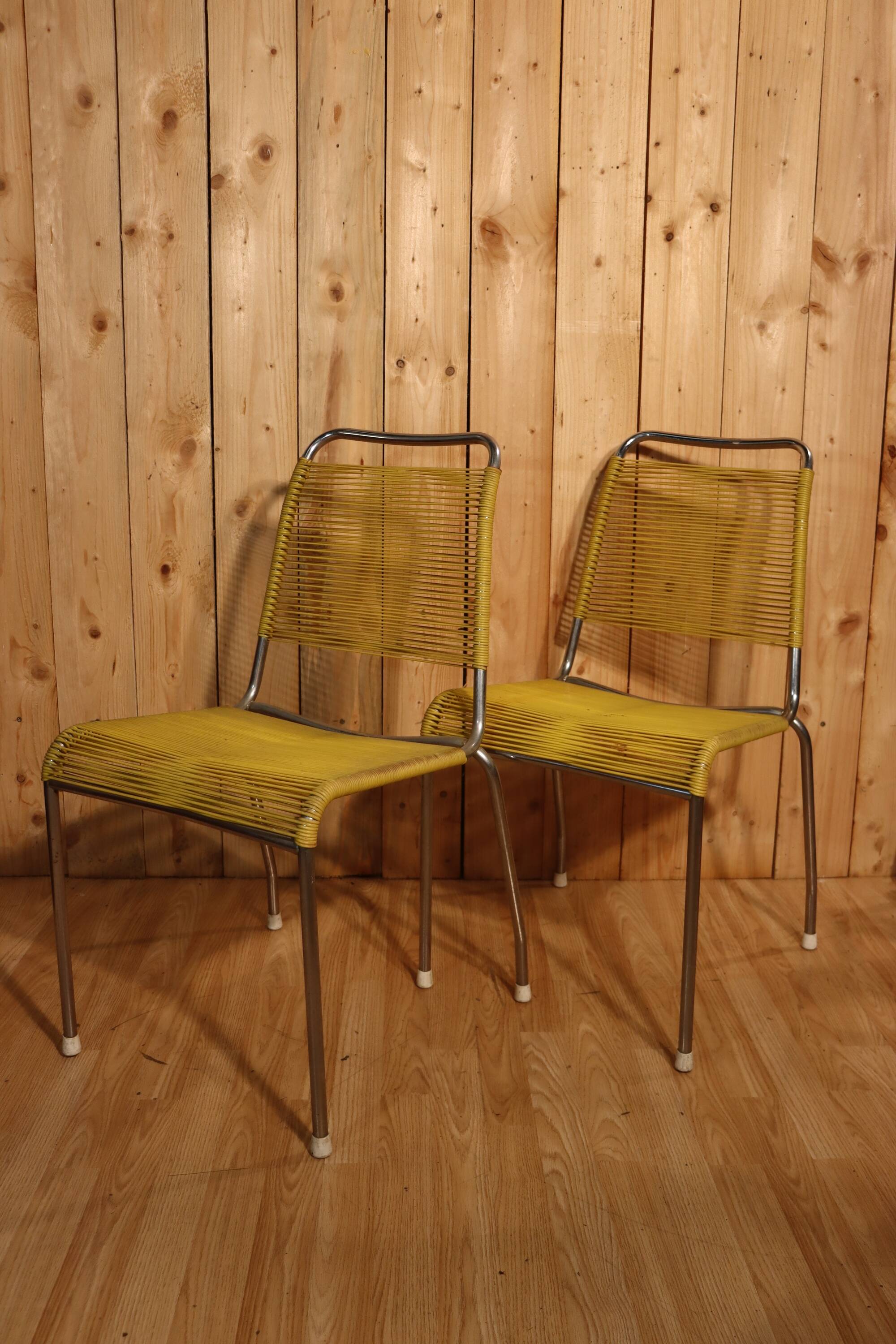 Pair of vintage Altorfer garden chairs