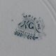 6 assiettes plates compiegne terre de fer