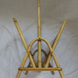Magazine rack wicker of the 1960s