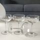 Lot of 4 x Champagne Coupes / Doyen Glassware. Art Deco 1930s.