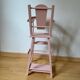 Chaise haute poupée vintage
