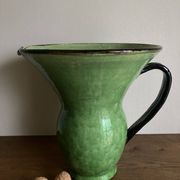 XXXXL glazed earthenware vase by Etienne Noel in Dieulefit, 1950