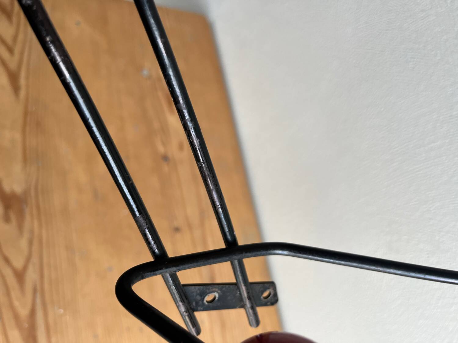 Vintage ball coat rack / hook in colours