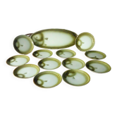 Service a poisson en faience moulin des loups france