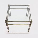 Solid Cast Bronze Side Table 1970s