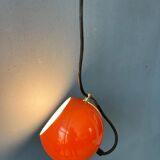 Small red adjustable Artimeta eyeball pendant lamp
