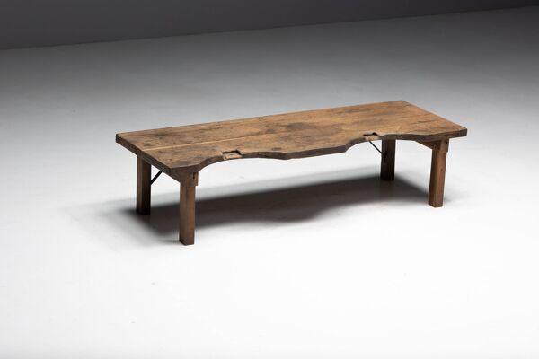 Table basse d'artisan bijoutier, France, XIXe siècle