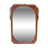 Mirror teak 1950 s 45x70cm