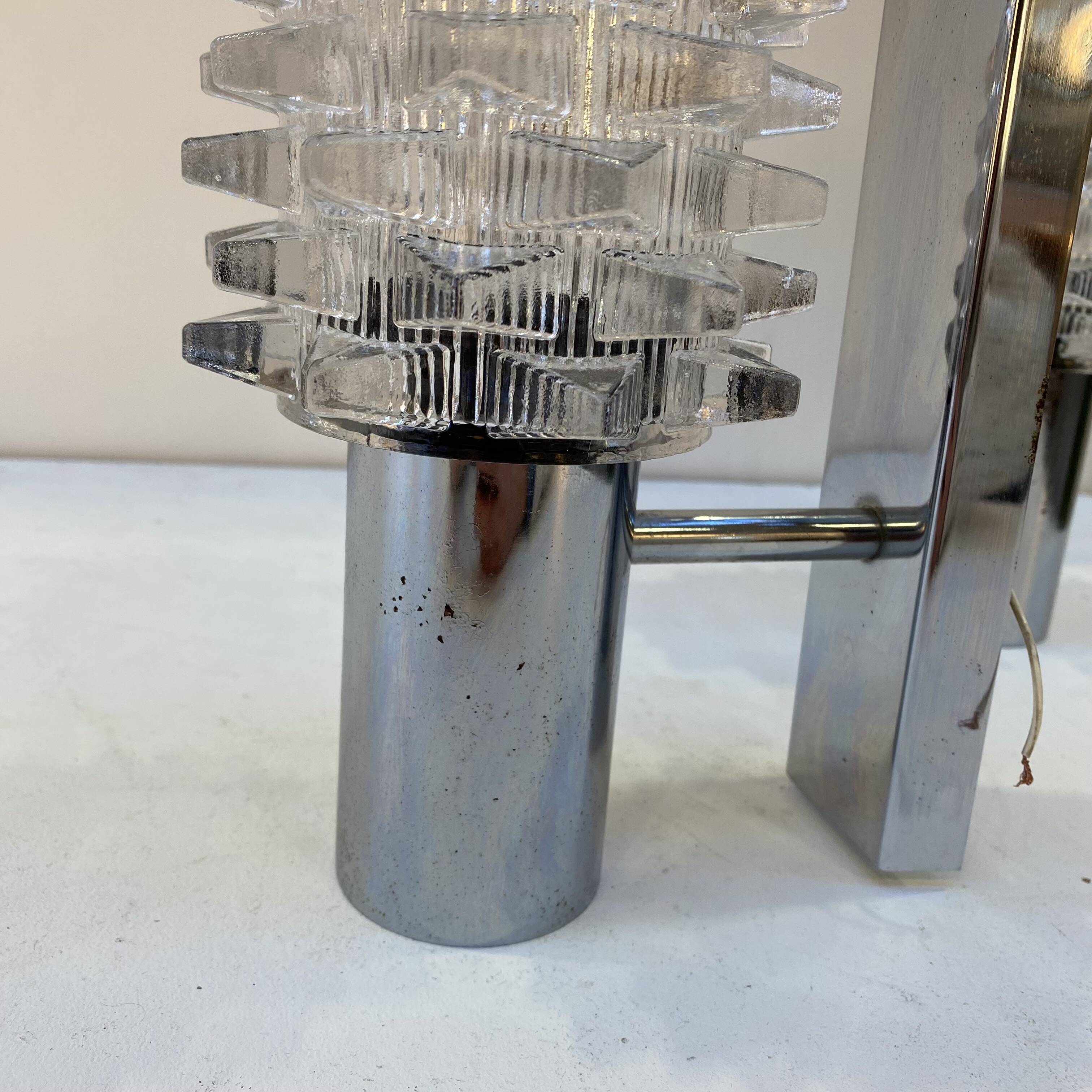 Pair of Raak wall lights from the 70s