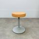 Orange tulip foot stool from the 80s, vintage