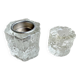 2 Vintage Scandinavian ice class candle holders