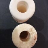 2 soliflore vases in onyx