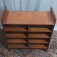 Vintage teak bookcase shelf