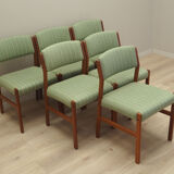 Set of six teak chairs, Danish design, 70s, production: Denmark
