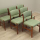 Set of six teak chairs, Danish design, 70s, production: Denmark