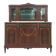 Louis XVI buffet in mahogany veneer and marquetry