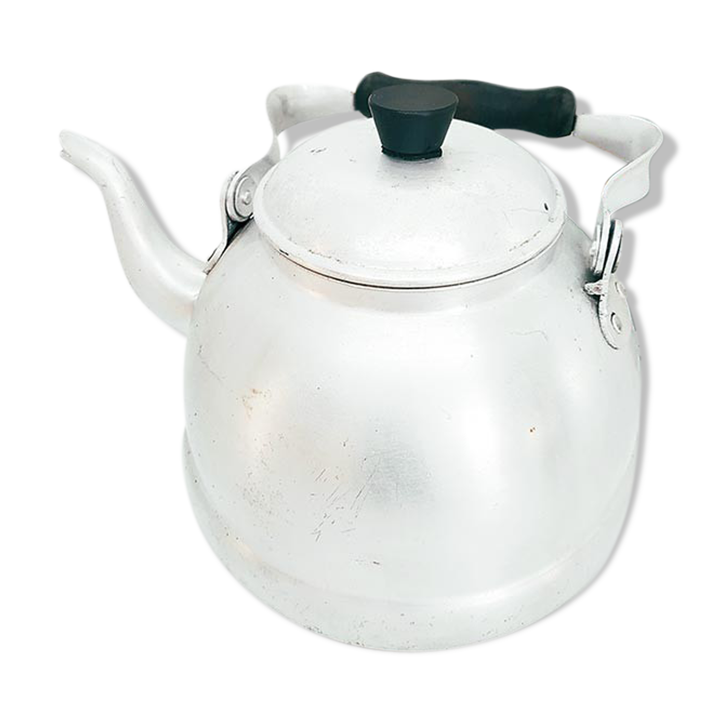 Vintage aluminium kettle