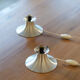 Pair of mountain wall lamps