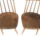 Set of 2 Scandinavian "Fanett" chairs by Ilmari Tapiovaara, Sweden, 1960