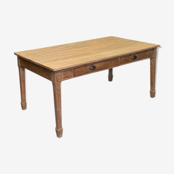 Massive oak farm table 1950