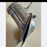 Crystal and pewter carafe