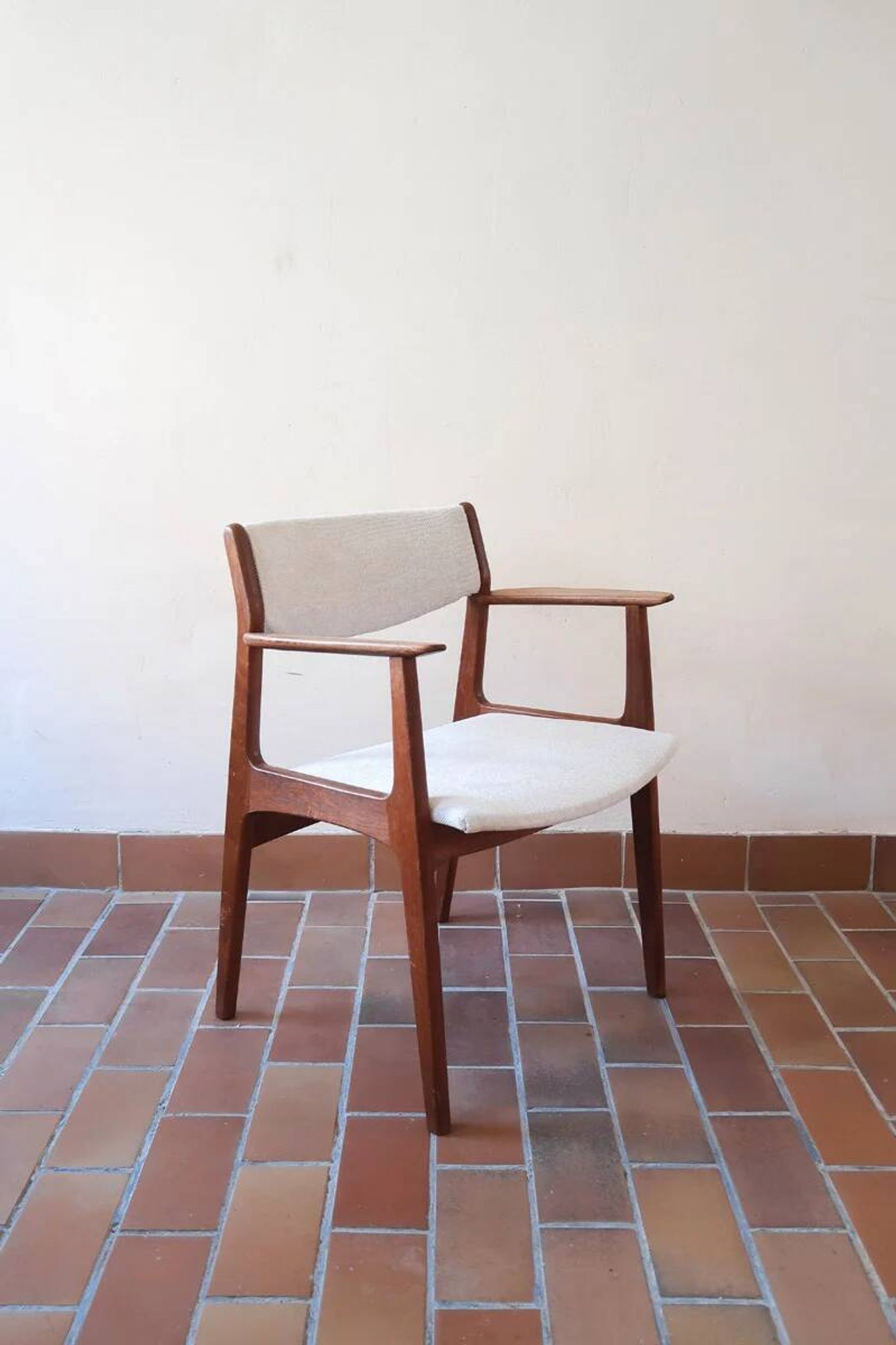 Fauteuil scandinave vintage en teck, années 60