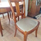 Roche Bobois oval cherry table