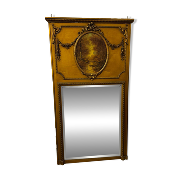Louis XVI style trumeau mirror