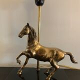 Brass horse lamp 1970